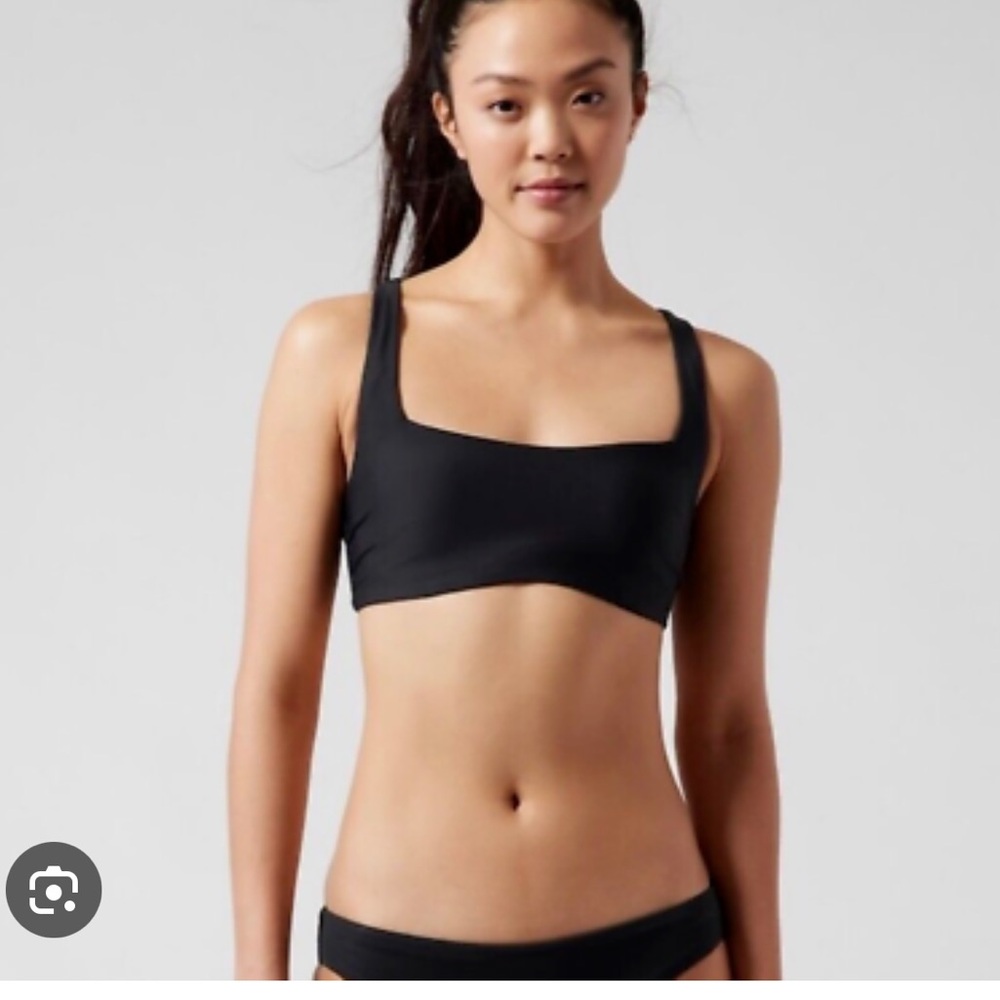 Athleta Black Bikini Top